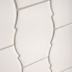 Robert A. M. Stern Collection Ovolo in Frost Crackle - Wall And Floor Tile