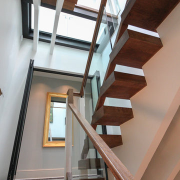 Project #68 | Ultra-Modern Staircase with Glass Landings