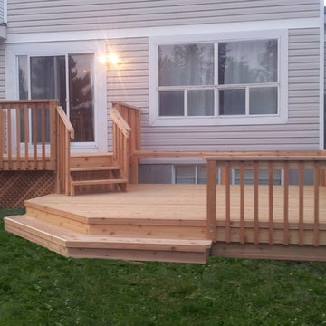 Collection of Cedar andPressure Treated Decks