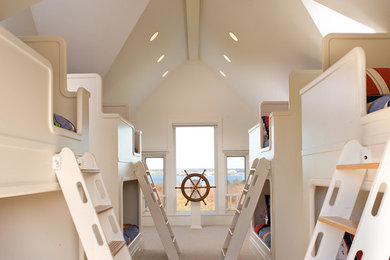 Example of a trendy bedroom design in Providence