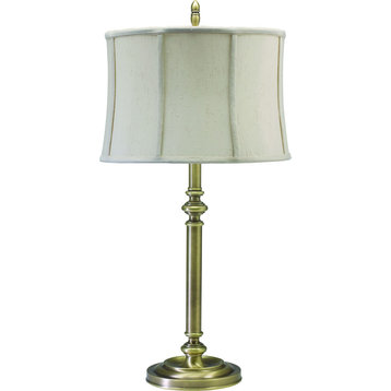 Coach Table Lamp, Antique Brass