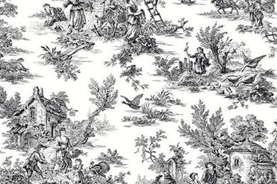 Classic Champagne Toile