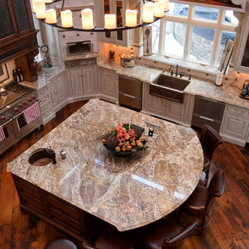 Giallo Capela Granite with Cove Dupont Edge