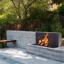 Backyard courtyard