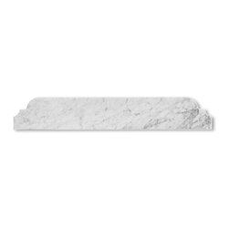 Worlds Away - Worlds Away Marble Bullnose for Bathroom Vanity - Vanity Tops And Side Splashes