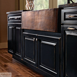 KraftMaid: Apron Sink Base in Vintage Onyx - Kitchen Sinks