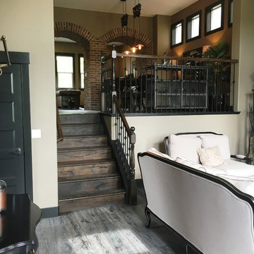 Check out the brick arches on this model home in Curtis Park Village,Sacramento.