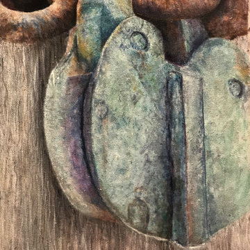#3 18"x12" blue lock