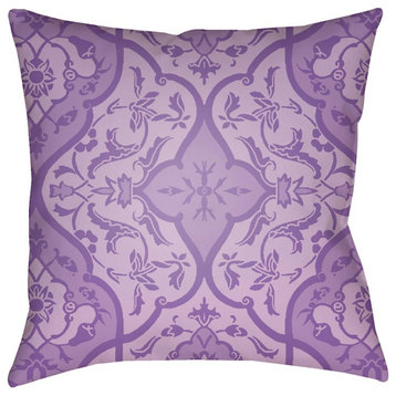 Yindi by Surya Poly Fill Pillow, Bright Purple, 20' x 20'