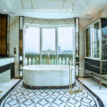 A Private Sanctuary of Luxury | Master Suite Design by Antonovich Group