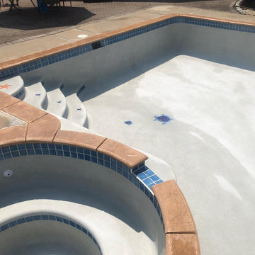 Pool Renovation including tile, coping, & finish in Northampton
