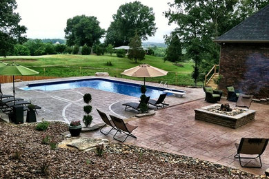 Inspiration for a modern home design remodel in Raleigh
