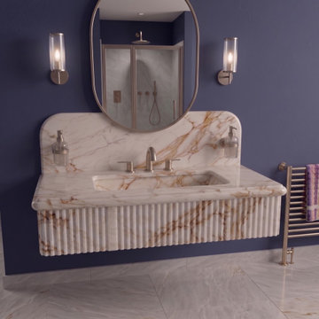 Bespoke Calacatta Gold Marble Sinks | Timeless Luxury Collection
