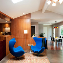 Blue chairs
