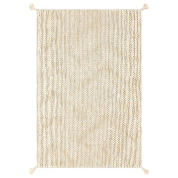 Loloi Rugs PLY-01 Area Rug, Gray/Ivory, 5'0"x7'6"
