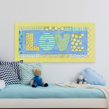 "Love II" Painting Print on Wrapped Canvas