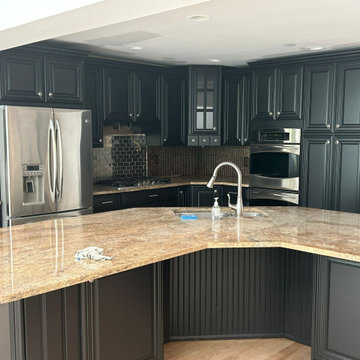 Mid-Century Modern Kitchen - Cabinetry Refinishing