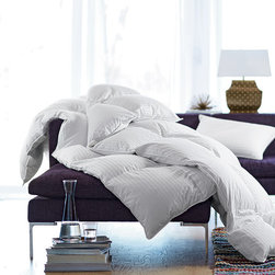 Legends&reg; Damask Baffled Hungarian White Goose Down Comforter - Products