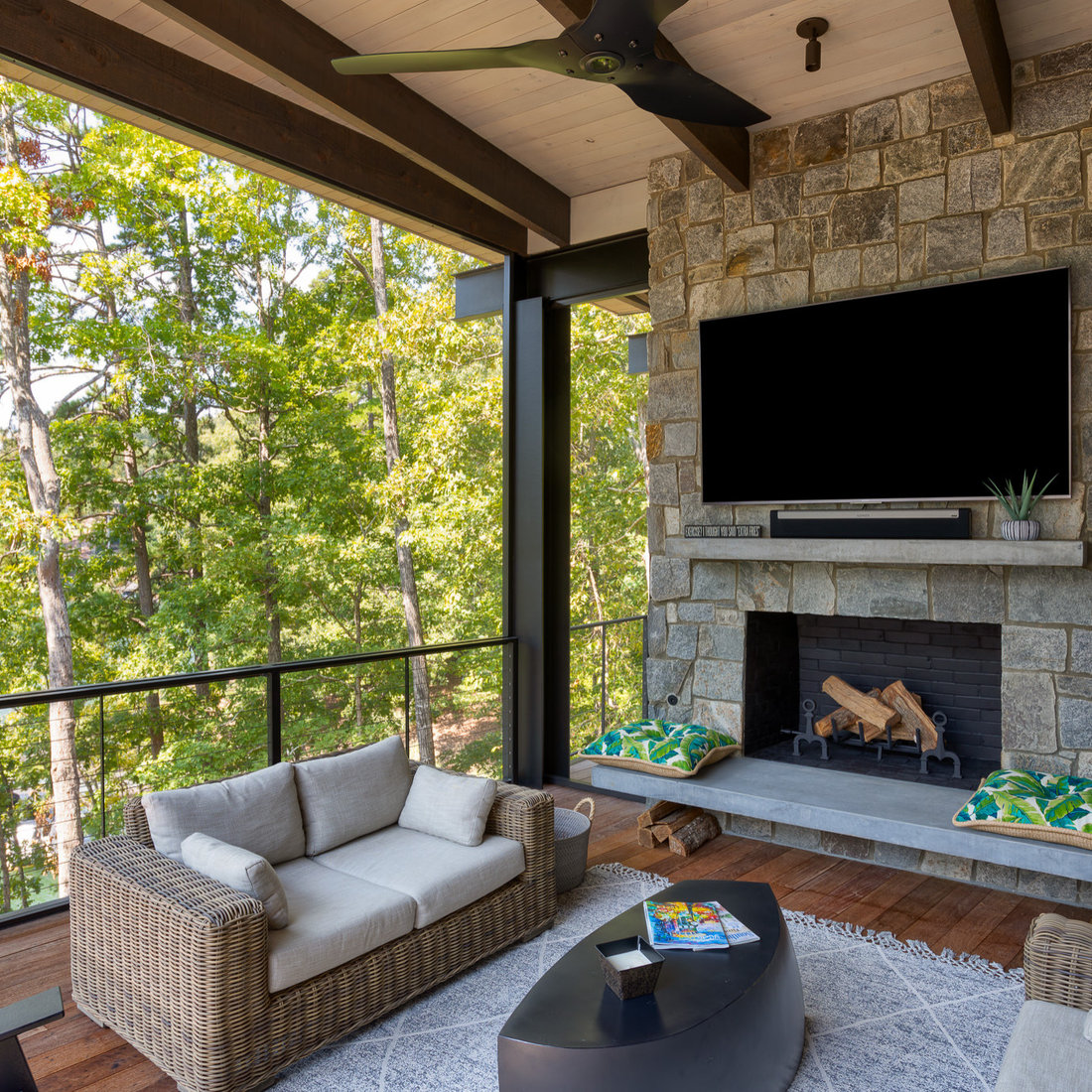 Rustic Balcony