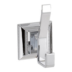 Designers Impressions - 600 Series Polished Chrome Robe Hook - Robe & Towel Hooks
