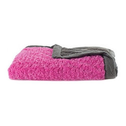 Hot Pink Swirl & Charcoal Lush Blanket - Products
