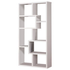 Benzara BM156225 Fantastic Geometric Cubed Rectangular bookcase