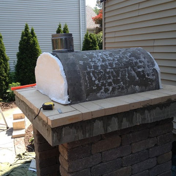 The Fisher Family Wood Fired Brick Pizza Oven in Ohio