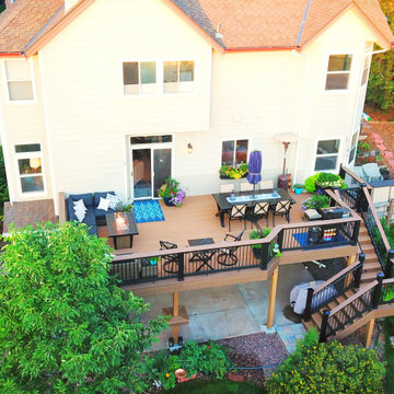 Upgraded second story deck in Littleton, Colorado