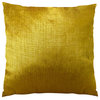 Plutus Lumiere Bronze Handmade Throw Pillow, Single-Sided, 20"x36" King