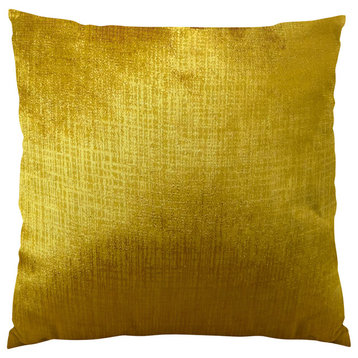 Plutus Lumiere Bronze Handmade Throw Pillow, Double-Sided, 20"x36" King