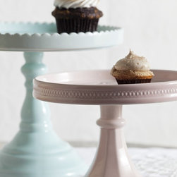 Rosanna Small Rimmed Pedestal - Dessert And Cake Stands