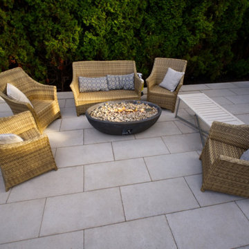 Interlocking Backyard Makeover with Custom Pool & Stonework Burlington, Ontario