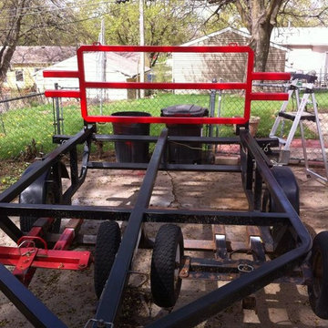 Hot tub trailer and truck