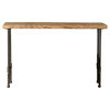 Modern Industry Reclaimed Wood Console Table, Thick, 36"x11.5"