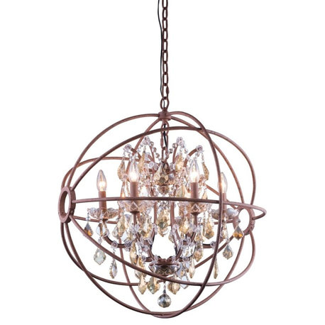 Urban Classic 1130D32DB-GT/RC Geneva 6-Light Chandelier