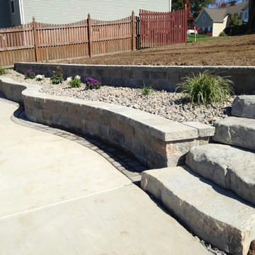 New Pool & Sloped Backyard
