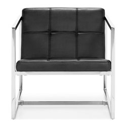 Carbon Occasional Armchair by Zuo Modern - Armchairs And Accent Chairs