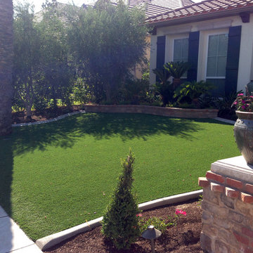 Artificial grass installation in Northern California.