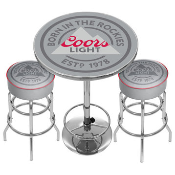 Coors Light Game Room Combo, 2 Bar Stools and Table