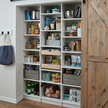 Reach-In Pantry with Barn Door