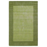 Kaleen - Kaleen Regency Collection Rug, 3'6"x5'3" - Give your home the vibe of a spring day with the Kaleen Regency Rug. This wool rug provides your space with a refreshing accent by way of its two-tone green design. By taking a traditional design and updating it for the modern home, this rug provides protection for your floors and looks stylish doing it.
