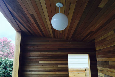 Design ideas for a modern verandah in Portland.