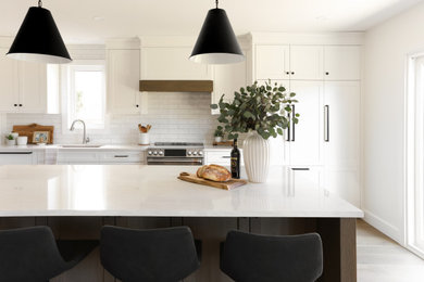 Inspiration for a transitional kitchen remodel in Toronto