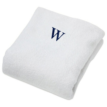 Monogrammed Beach Pool Chair Towel Slip Cover, W