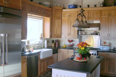 Farmhouse kitchen photo in Other