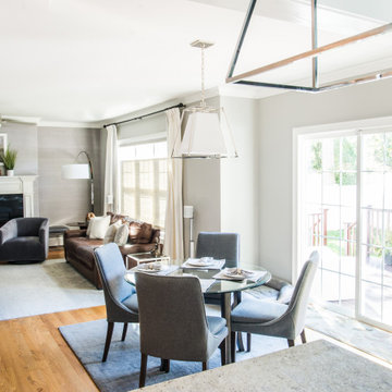 Living Room Makeover with Gorgeous Grasscloth