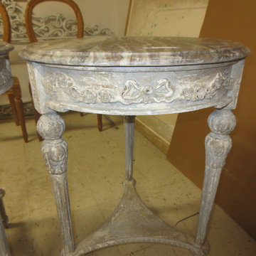 European , Swedish and French pieces and unique restoration work