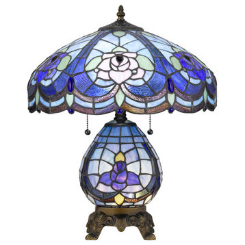 Tiffany Table Lamp With Pull Chain Switch