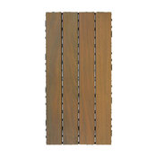 Ipe Wood Deck Tiles - SwiftDeck Double-C 24" x 12"