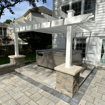 Patio, Fire Pit, & Sitting Wall